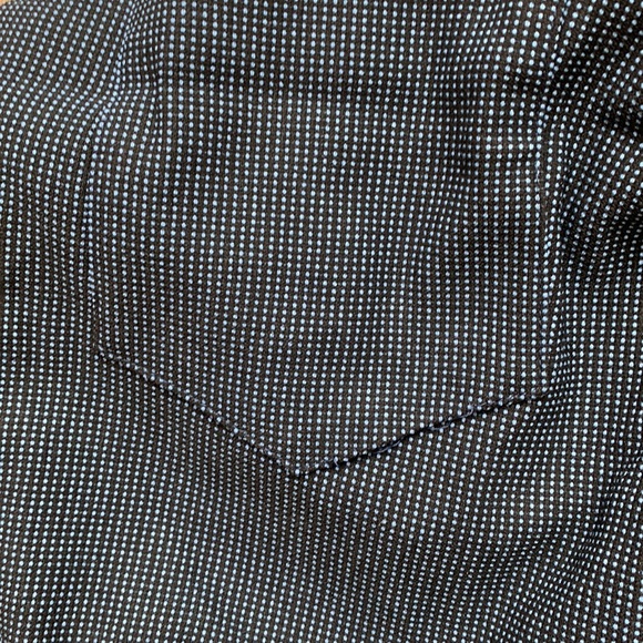 Blue dotted stretch maternity pants US size 4 - Picture 14 of 14